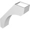 Ekena Millwork 6-in. W x 22-in. D x 28-in. H Legacy Architectural Grade PVC Knee Brace BRCP06X22X28LEC - alternate 6